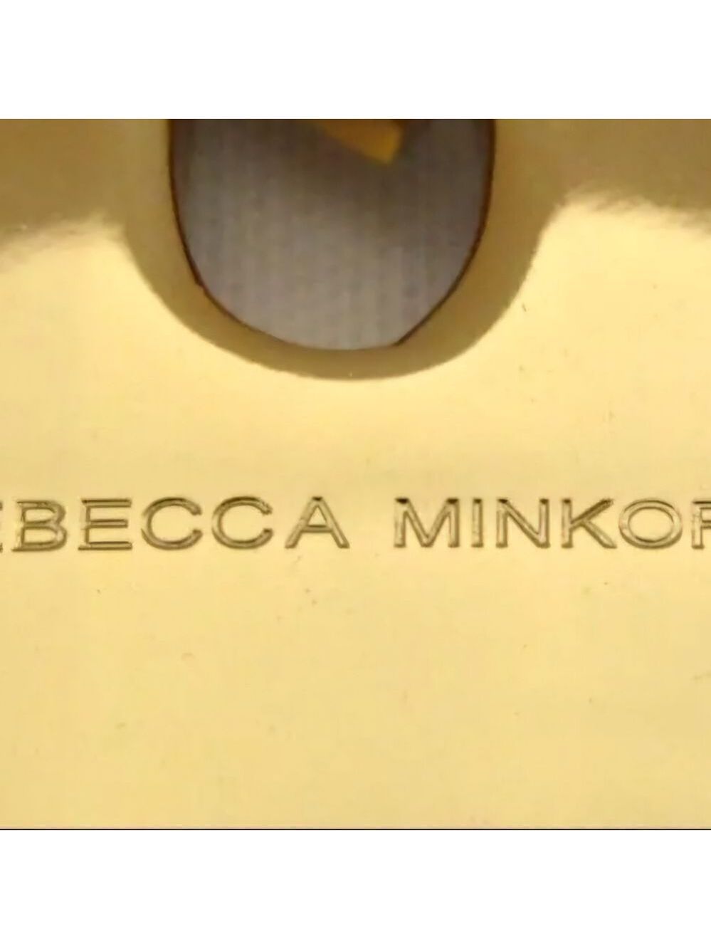 Rebecca Minkoff Gold-Tone And Black Enamel Blade Necklace - Picture 6 of 13